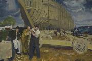 George Bellows Builders of Ships Germany oil painting artist
